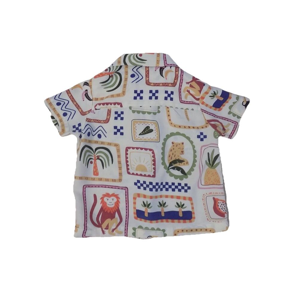 Zudio button front shirt boys size 1.5-2 years - Picture 2 of 4